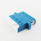1550nm Singlemode Blue Fiber Optic UPC LC Connector Adapter
