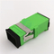 Black Auto Shutter SC/APC Adapter SC Simplex Green Shell Singlemode Fiber Optic Adapters