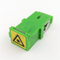 Simplex Green Shell Singlemode SC/APC  Auto Shutter Adapter SC  Fiber Optic Adapters