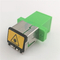 Both Two Side Auto Shutter Adaptor Plastic Metal APC SC/APC Fiber Optic Adapters