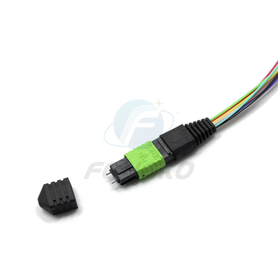 MTP MPO To SC UPC Fiber Optic Fanout Pigtail Patch Cord Single Mode 0.9mm