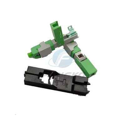 FTTH Fiber Optic Quick Connector SC APC Field Install 0.3dB For Drop Cable
