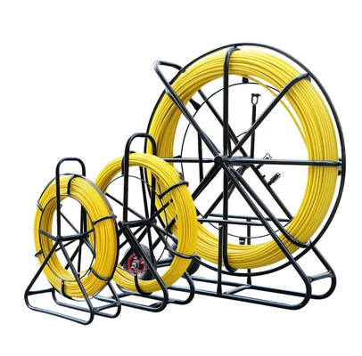 4.5mm-18mm Fiber Optic Cable Pulling Duct Rod FTTH Fibreglass Duct Rodder