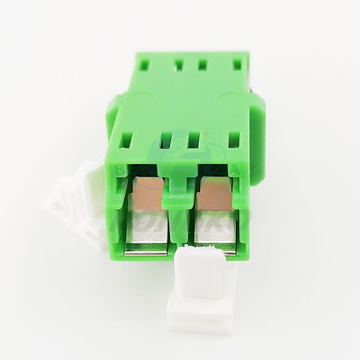 SM Duplex LC APC Fiber Optic Adapter Without Flange